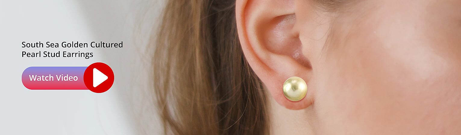 Pearl Stud Earrings Banner