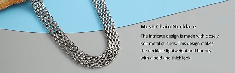 Mesh Chain Necklace Banner