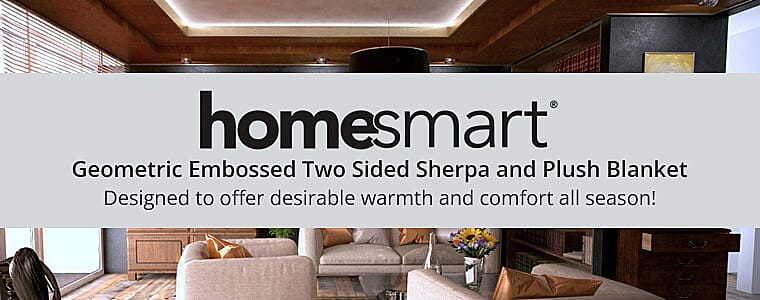 Sherpa and Plush Blanket Banner
