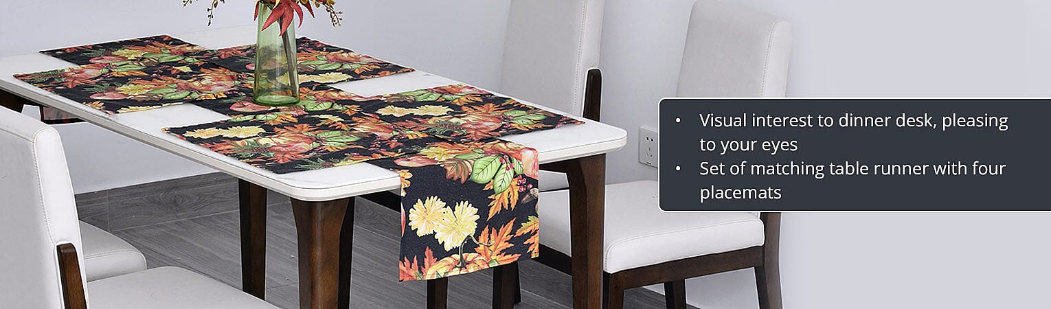 four placemats Banner