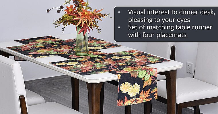 four placemats Banner