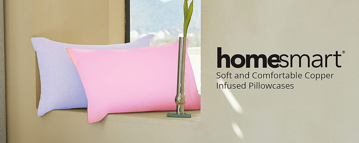 Copper Infused Pillowcases Banner