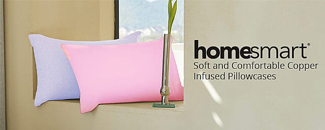 Copper Infused Pillowcases Banner
