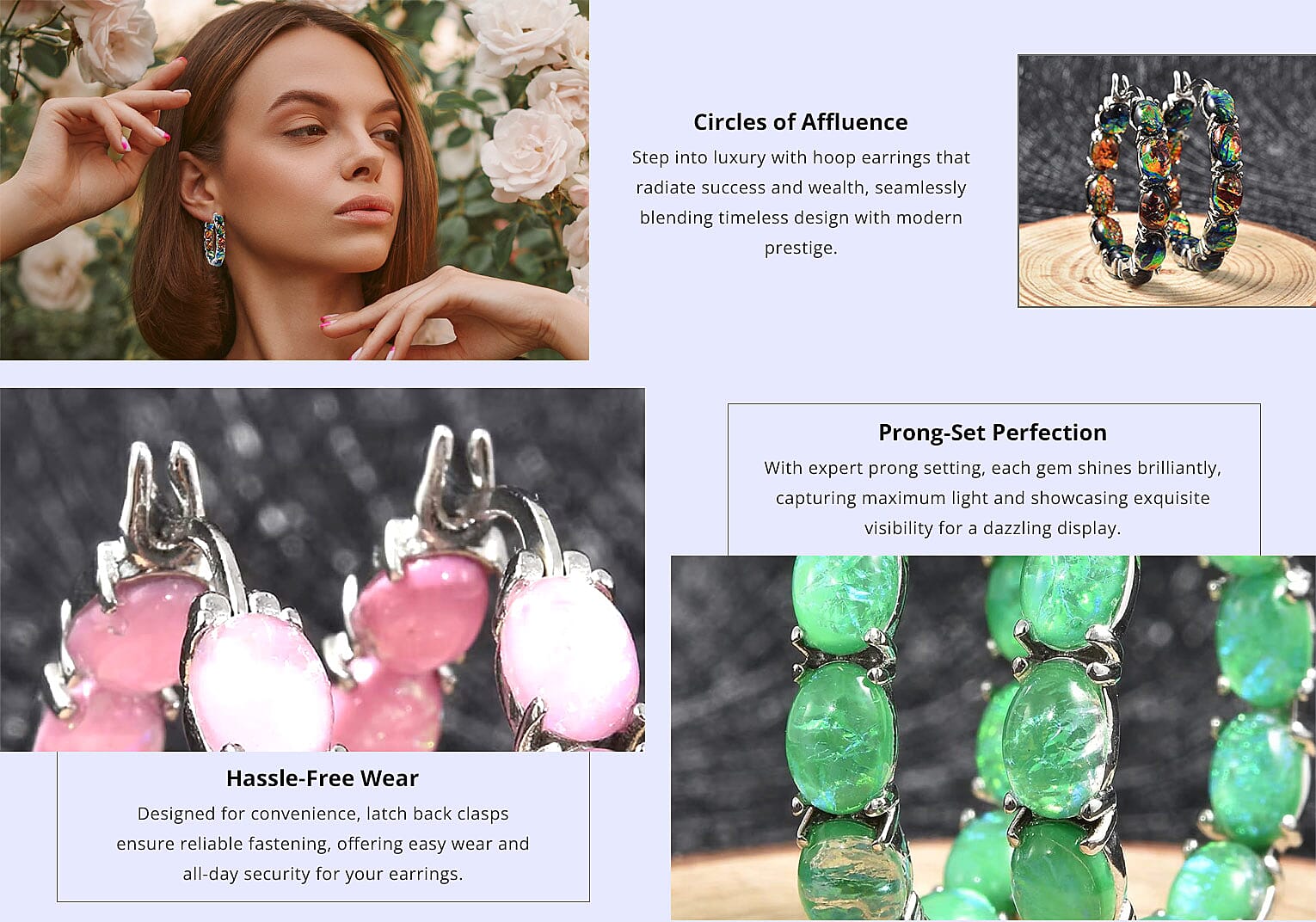 Inside Out Hoops Earrings in Stainless Steel Banner