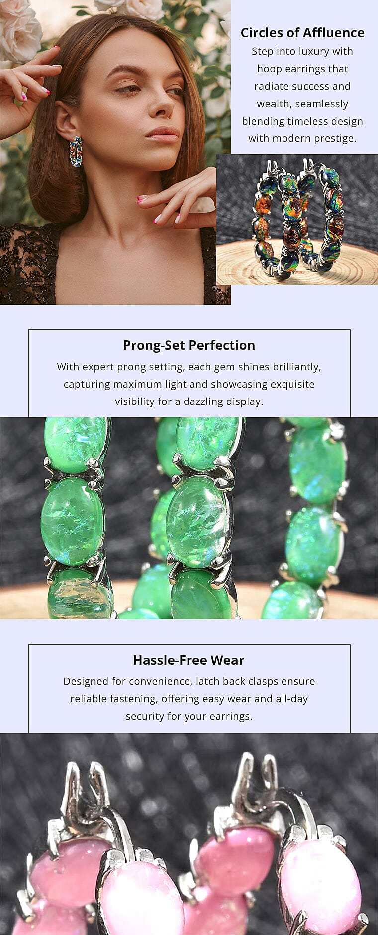 Inside Out Hoops Earrings in Stainless Steel Banner