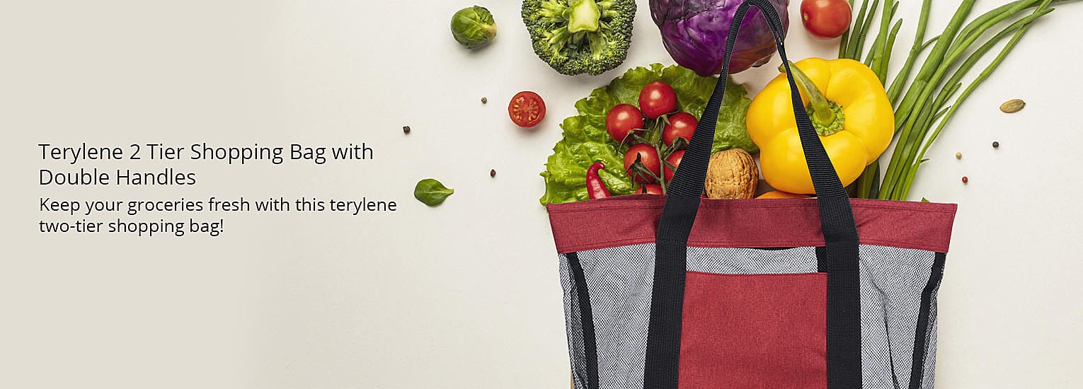 2 Tier Shopping Bag Banner