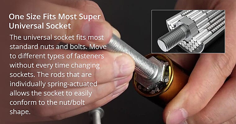 One Size Fits Most Super Universal Socket Banner