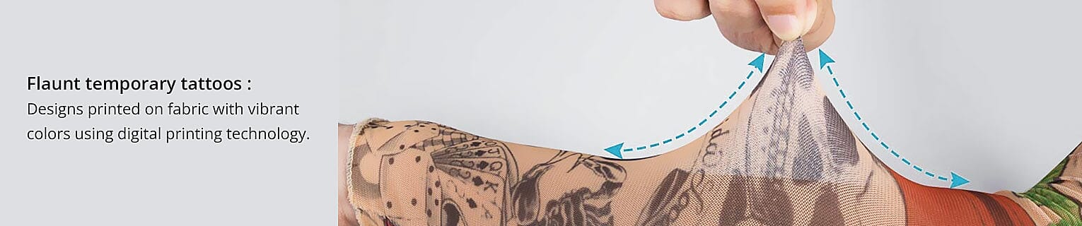 Flaunt temporary tattoos Banner