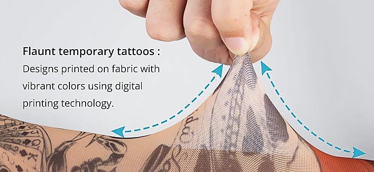 Flaunt temporary tattoos Banner