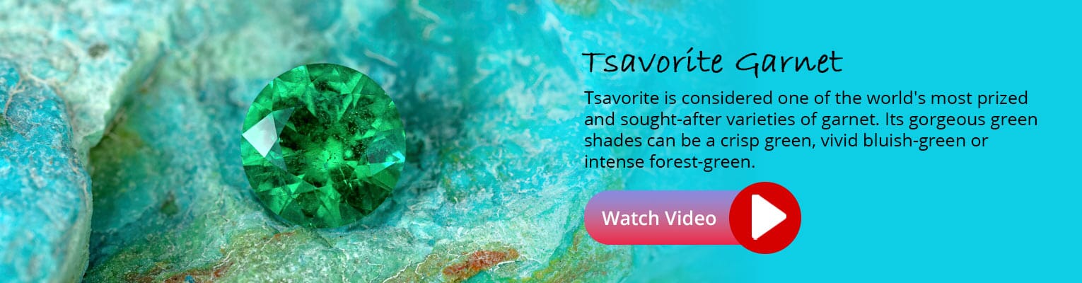 Tsavorite Garnet Banner