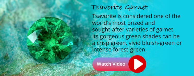 Tsavorite Garnet Banner