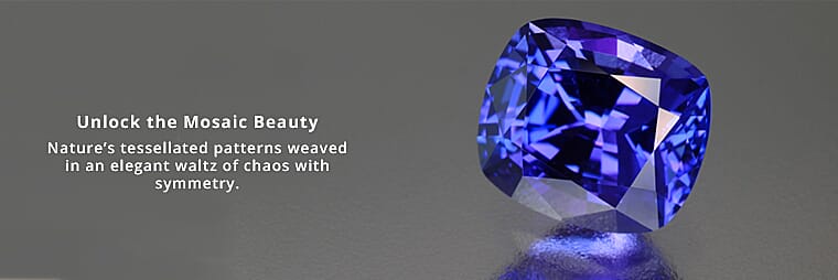 950 Platinum AAAA Tanzanite Ring Banner