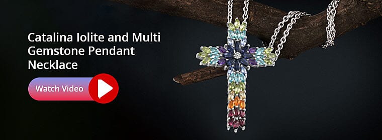 Multi Gemstone Pendant Necklace Banner