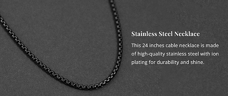 Stainless Steel Necklace Banner