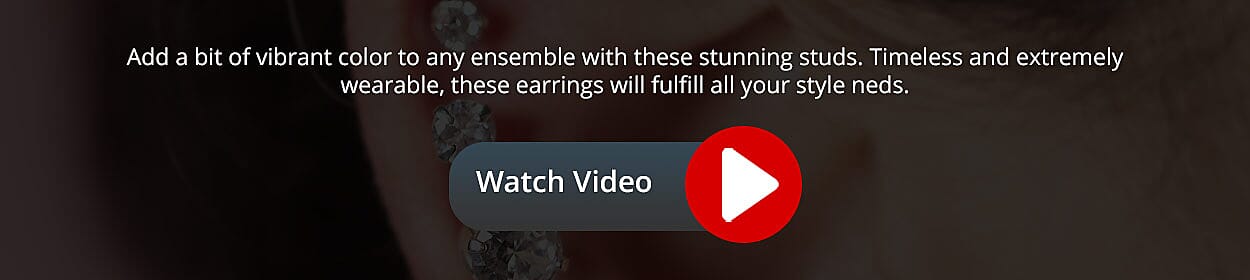 Solitare Stud Earrings Set Video