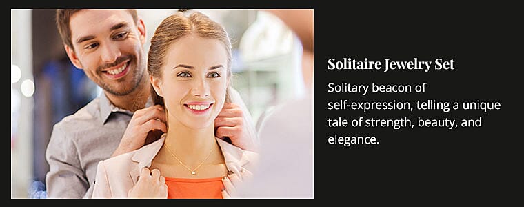 Solitaire Jewelry Set Banner