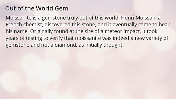 Out of the World Gem