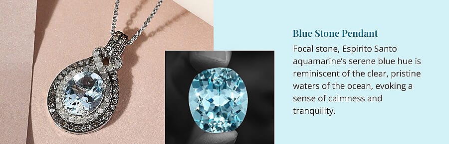 Blue Stone Pendant Banner