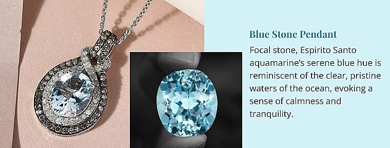 Blue Stone Pendant Banner