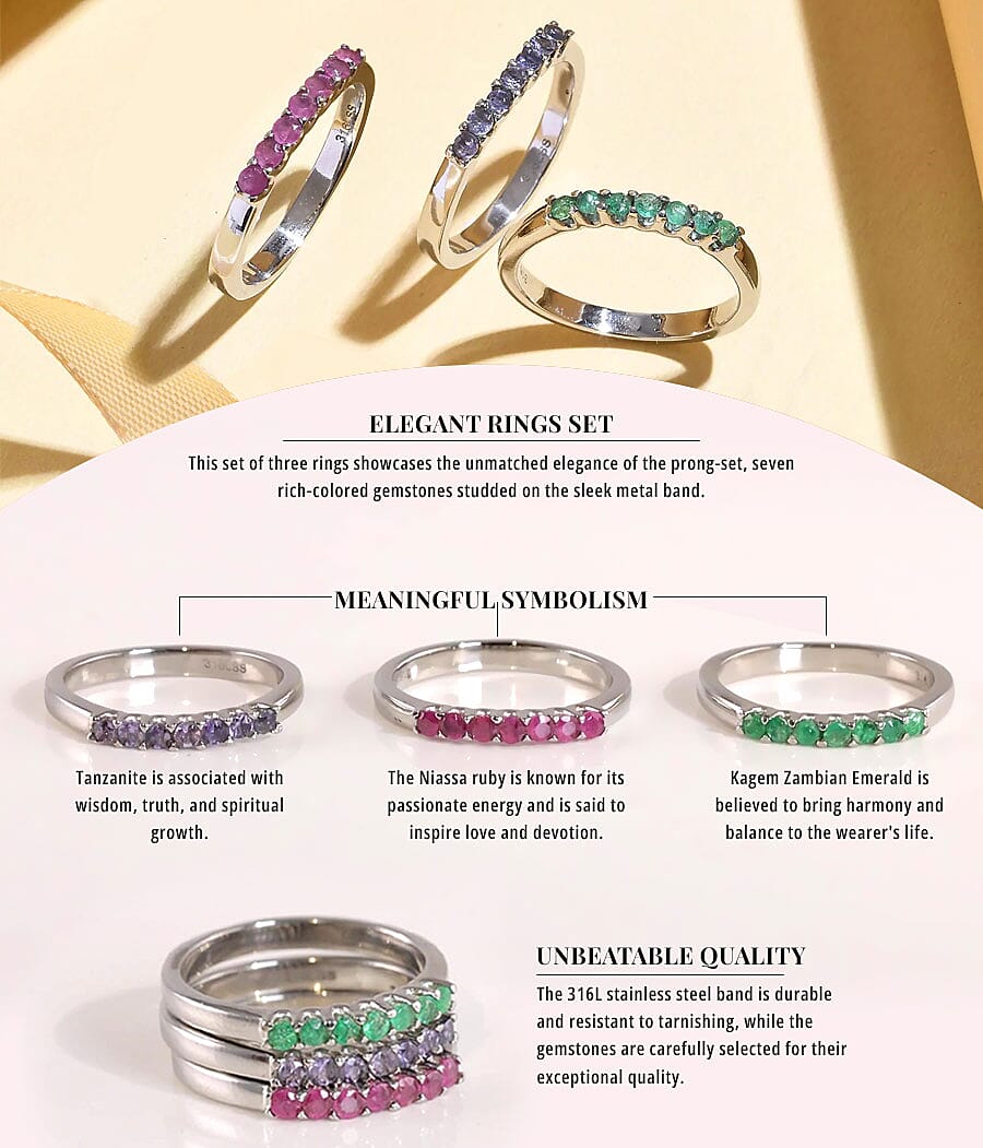 Elegant Rings Set Banner