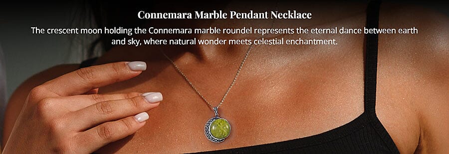 Connemara Marble Pendant Necklace Banner