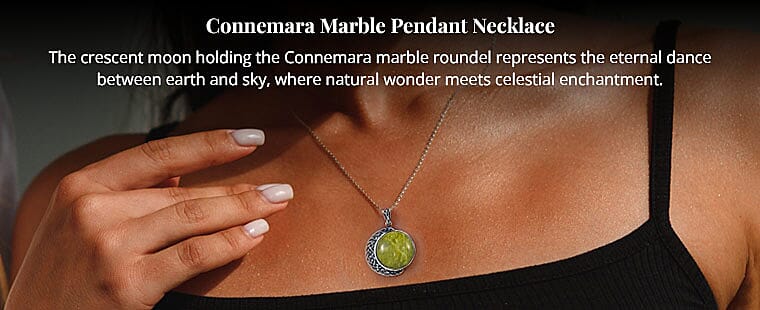 Connemara Marble Pendant Necklace Banner