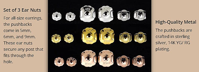 Push Back Earring Lock Banner