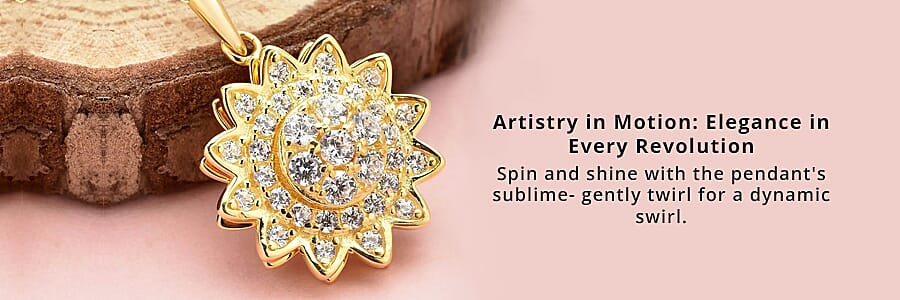 Spinner Pendant Necklace Banner