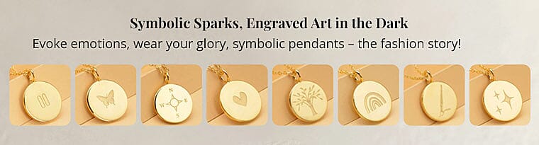 Symbolic Sparks, Engraved Art in the Dark Banner