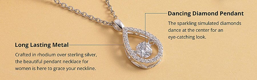 Dancing Diamond Pendant Banner