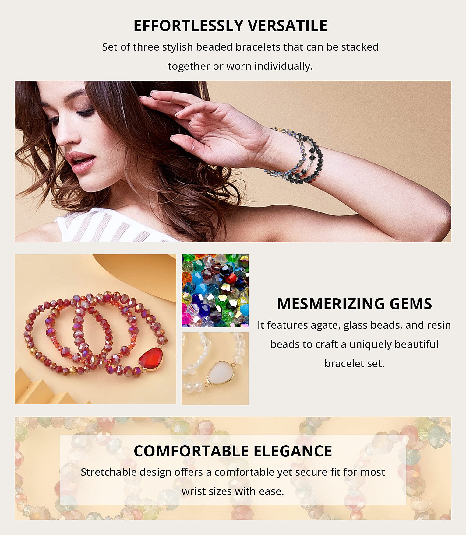 Agate, Glass Beaded Banner