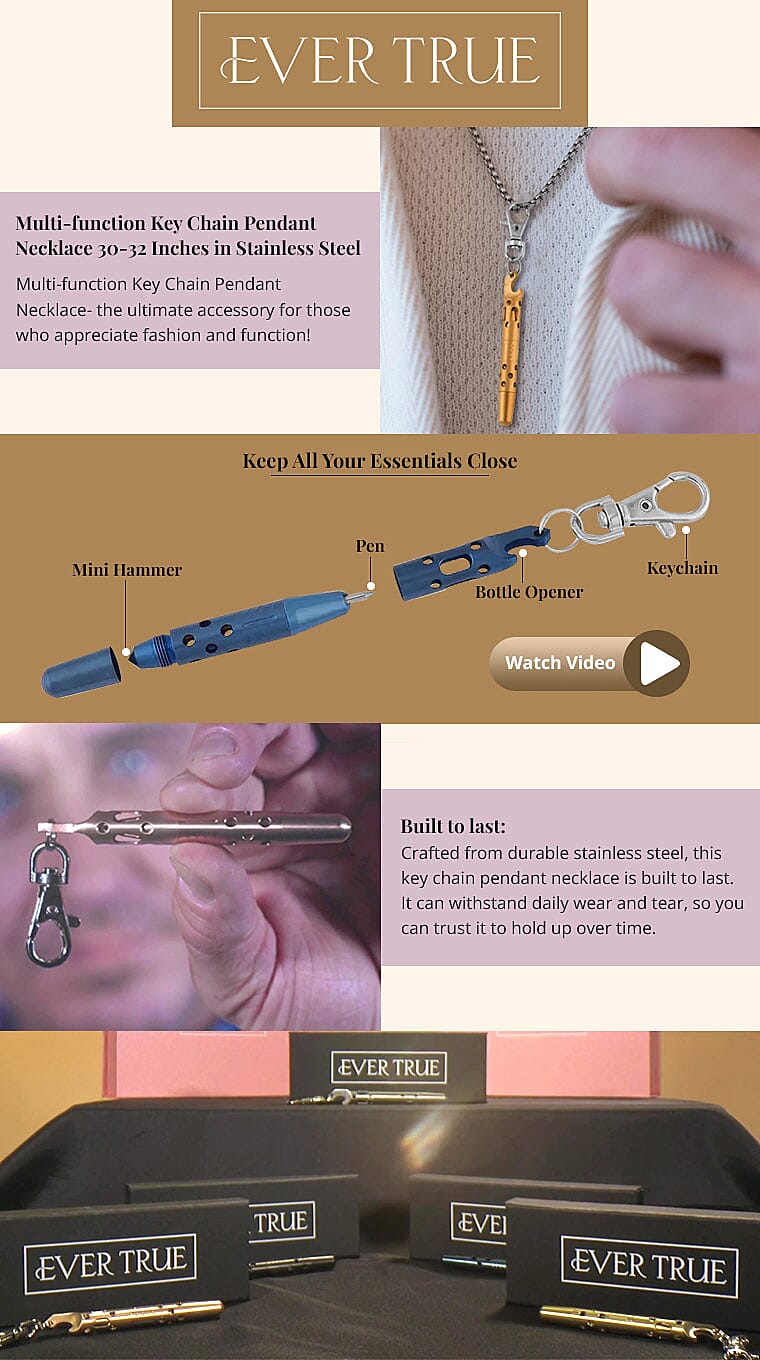 Multi-function Key Chain Pendant Banner