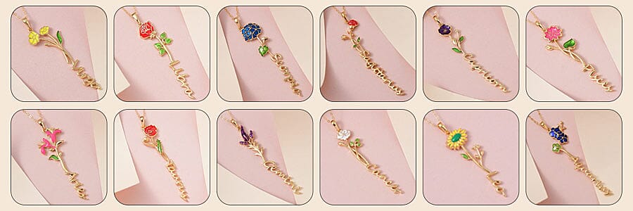 Birth Month Flower Zodiac Banner