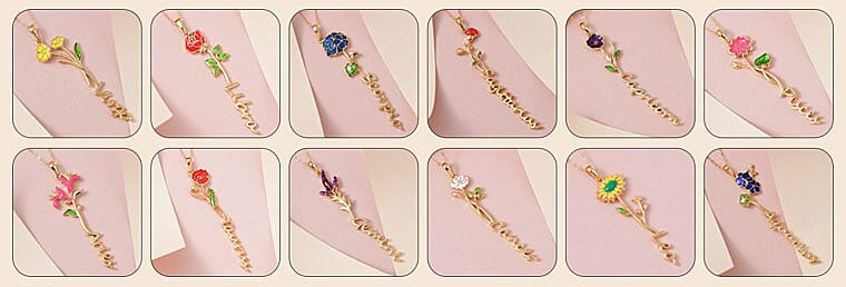 Birth Month Flower Zodiac Banner