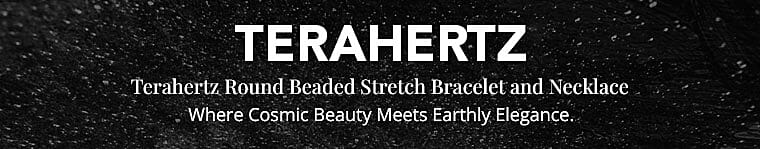Terahertz Round Beaded Stretch Bracelet and Necklace Banner