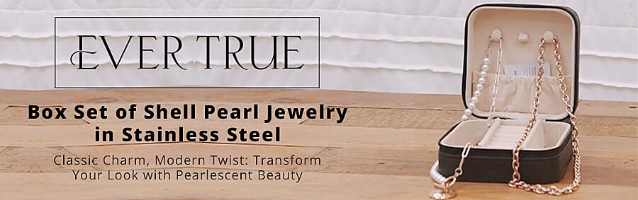 Box Set of Shell Pearl Jewelry  Banner