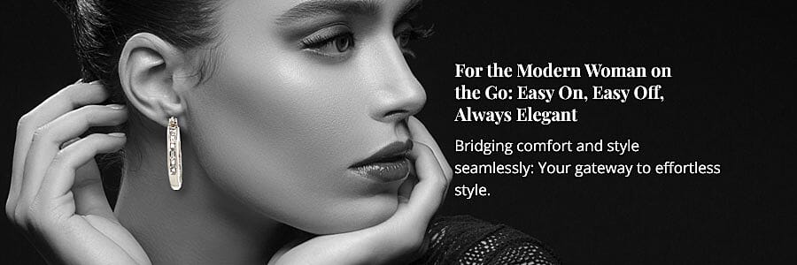 For the Modern Woman on the Go: Easy On, Easy Off, Always Elegant Banner