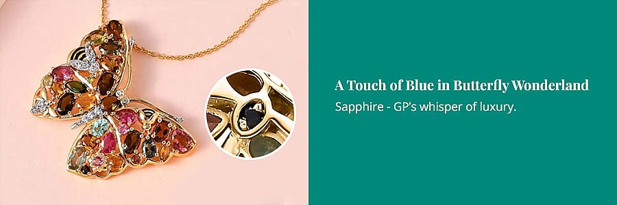 A Touch of Blue in Butterfly Banner