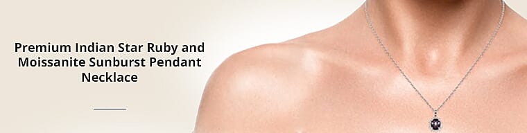 Ruby and Moissanite    Banner