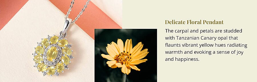 Delicate Floral Pendant Banner