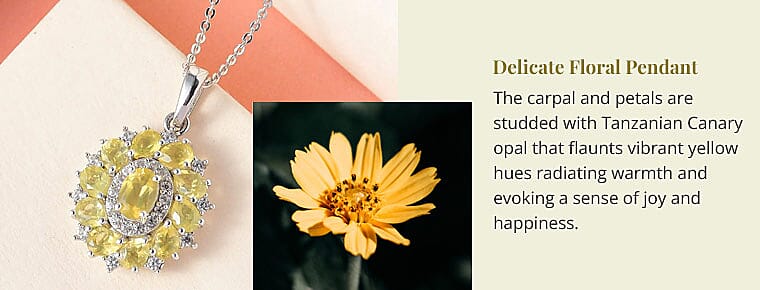 Delicate Floral Pendant Banner