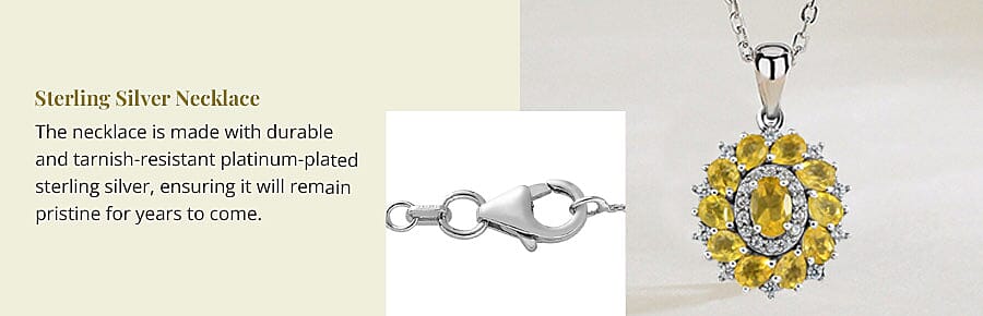 Sterling Silver Necklace Banner