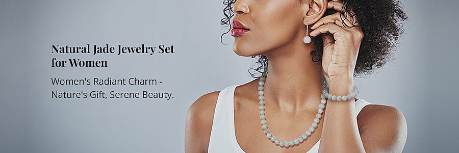 Natural Jade Jewelry Set for Women Banner