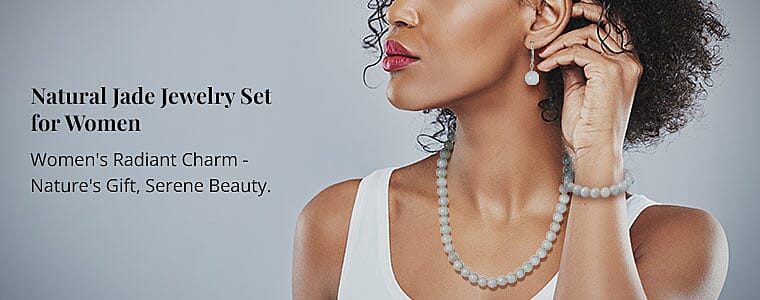 Natural Jade Jewelry Set for Women Banner