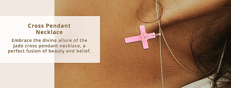 Cross Pendant Necklace Banner