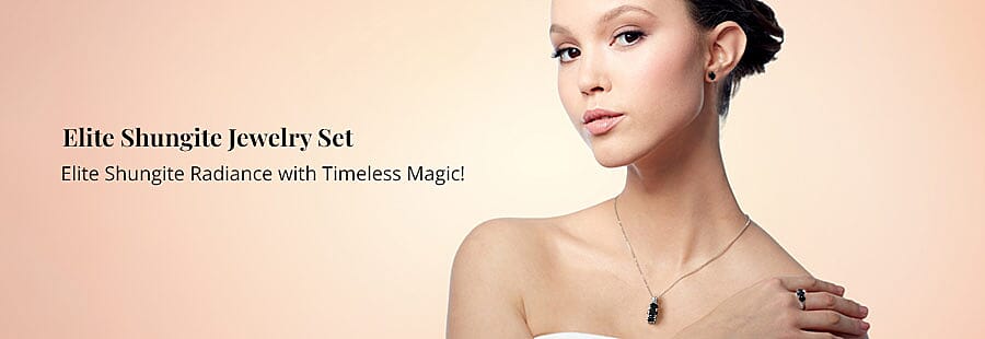 Elite Shungite Jewelry Set Banner