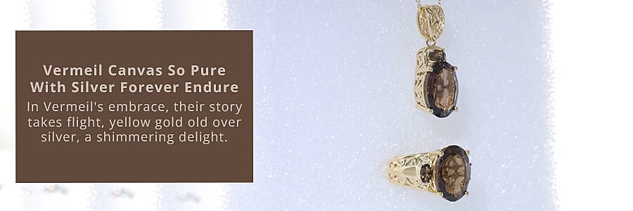 Jewelry Set in Vermeil YG Over Sterling Silver  Banner