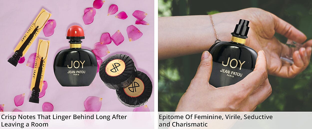 JEAN PATOU Joy EDP and Soap Crisp Notes