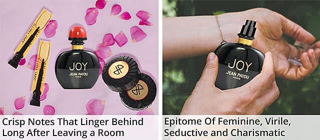 JEAN PATOU Joy EDP and Soap Crisp Notes