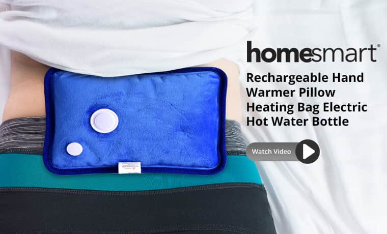 Rechargeable Electric Hot Water Bottle Hand Warmer Heater Bag